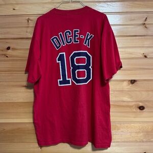 Majestic Boston Red Sox Red Dice-K #18 T-Shirt XL